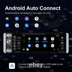 Single Din Bluetooth Car FM Radio Carplay Dashcam MP5 Player Android Autoradio