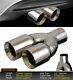 Universal Stainless Exhaust Tailpipe 2.5 In Right Yfx-0128-sp3-r-ford 1