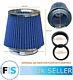 Universal Car Air Filter Induction Kit 4 Large Fast Flow High Performance Frd1