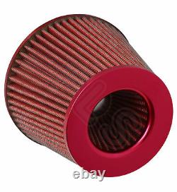 Universal Performance Red Air Filter Induction Kit Intake Un1102c Frd1