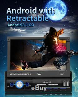 1 Din 7 Android 8.1 Voiture Mp5 Lecteur Multimédia Gps Bluetooth Radio Fm Sat Navi
