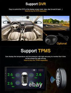 10inch 1din Android 8.1 Voiture Stereo Radio Gps Wifi 3g/4g Bt Dab Mirror Link Obd