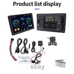 2din 9in Voiture Radio Stereo Gps Navi Lecteur Mp5 Bt Wifi Android 9.1 Chef D'unité +cam