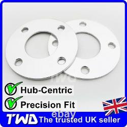5mm Hub Centric Alloy Wheel Spacers For Ford 4x108 Pcd 63.4 Paire Shims 2hx