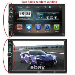 7in 2din Bluetoothtouch Screen Car Stereo Radio Fm/usb/aux/tf Mp5 Player +camera
