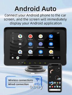 7in Radio Car Mp5 Lecteur Touch Écran Sans Fil Apple Carplay Android Multimedia