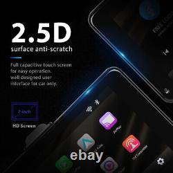 7in Voiture Radio Vidéo Sans Fil Carplay Android Touch Écran Lecteur Led Caméra Arrière