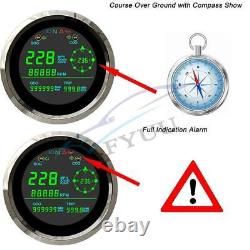 85mm Voiture LCD Suv Camion Gps Speedomètre Tachomètre Mesure De Vitesse Avec L'alarme Survitesse
