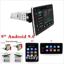 9 1-din Android 9.0 Voiture Mp5 Player Touch Screen Stereo Radio Gps Wifi 1 + 16 Go