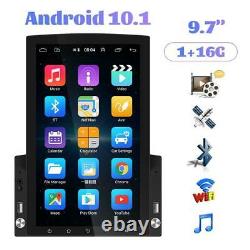 9.7in Android 10.0 1+16gb Quad Core Gps Bluetooth Voiture Stereo Mp5 Lecteur Fm Wifi