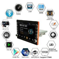 9in 1din Voiture Stereo Radio Lecteur Mp5 Android8.1 Gps Nav Bluetooth Wifi Avec Dvr Cam