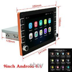 9in Quad Core Android 8.1 Voiture Stereo Mp5 Lecteur Gps Wifi Bluetooth Fm Radio 1din