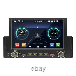 Android 10.1 1DIN GPS de voiture NAV Radio Dash Cam Lecteur Bluetooth avec caméra à 12 LED
