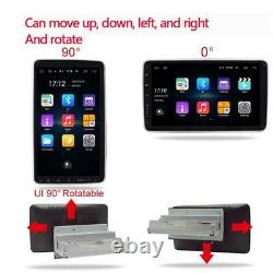 Android 9.1 10.1in 1din Voiture Lecteur Mp5 Stereo Fm Radio Bluetooth Caméra Gps Wifi