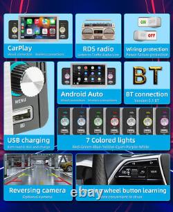 Autoradio Bluetooth MP5 de voiture Android CarPlay mains libres récepteur USB FM