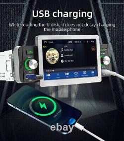 Autoradio Bluetooth MP5 de voiture Android CarPlay mains libres récepteur USB FM