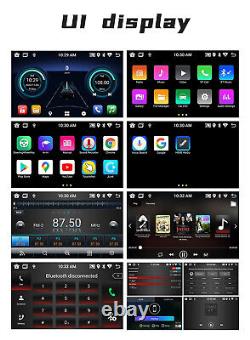 Autoradio stéréo de voiture 6.2 pouces CarPlay Android Auto 1 DIN Bluetooth FM MP5 avec caméra arrière
