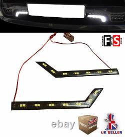 Drl Led Daytime Running Lights-paire 7 Led Lamps-waterproof Frd1