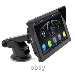 Écran HD de 7 pouces pour radio de voiture avec lecteur audio stéréo Bluetooth MP5 pour CarPlay Android