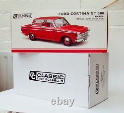 Ford Cortina Gt 500 118 Échelle Diecast (non Ford Escort) 1 750 World Wide