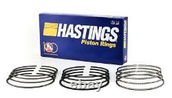 Hastings Piston Rings Chrome +020 Convient Ford 1600 X-flow Capri Cortina Escort