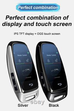 LCD Touch Screen Smart Key Pour La Fenêtre D'arrêt De Démarrage D'entrée Sans Clé À Distance
