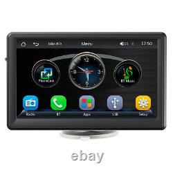 Lecteur multimédia sans fil avec écran tactile HD compatible CarPlay et accessoires pour voiture