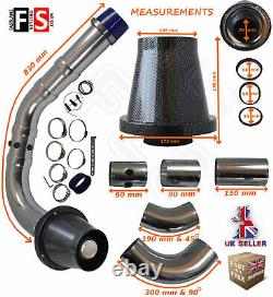 Performance Universelle Cold Air Feed Pipe Air Filter Kit Carbon 2103cr-frd1