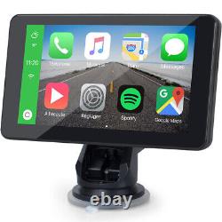 Portable Car Radio Fm Sans Fil Apple Carplay Android Auto Rear Camera Navigation