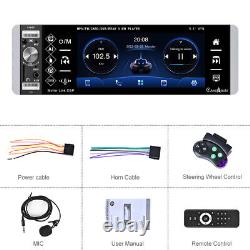 Single Din Bluetooth Voiture Fm Radio Carplay Dashcam Lecteur Mp5 Android Autoradio